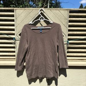 brown top